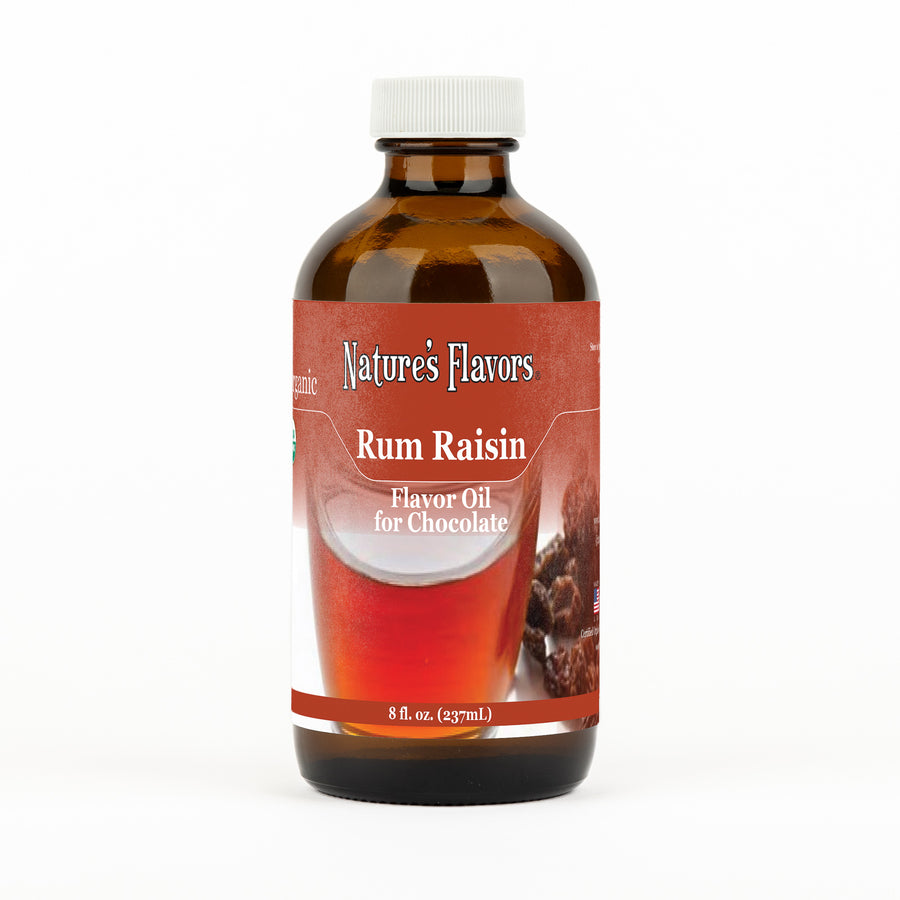 Organic Rum Raisin Flavor Oil For Chocolate