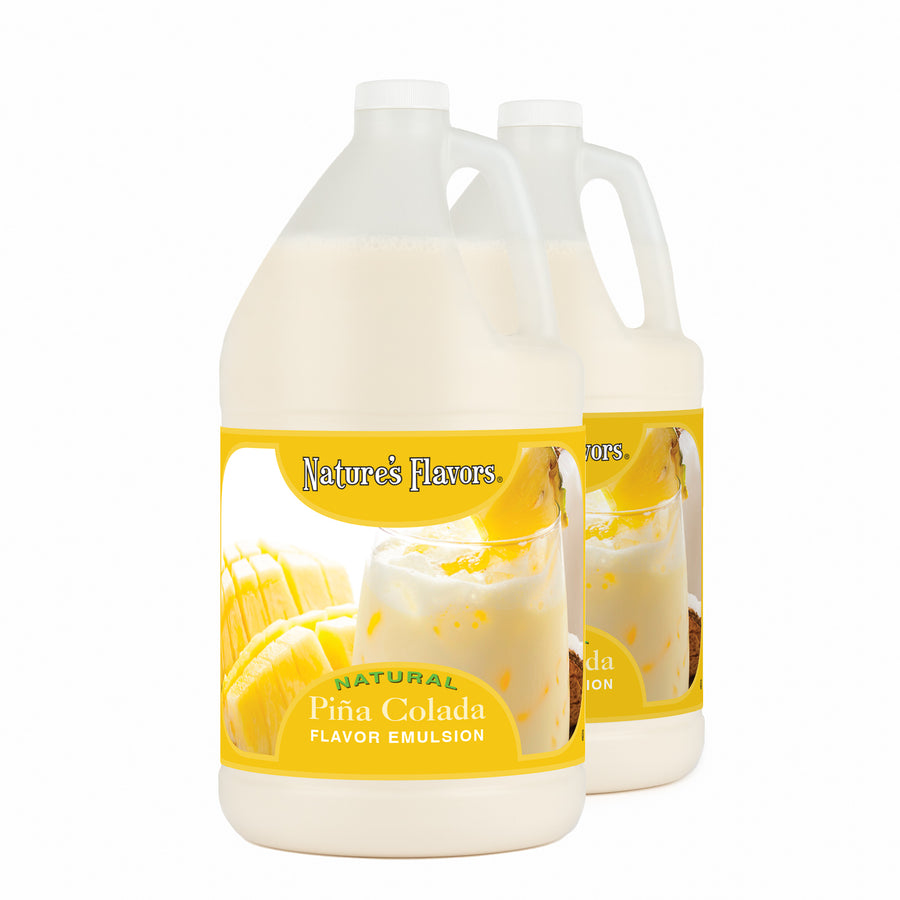Pina Colada Flavor Emulsion for High Heat Applications