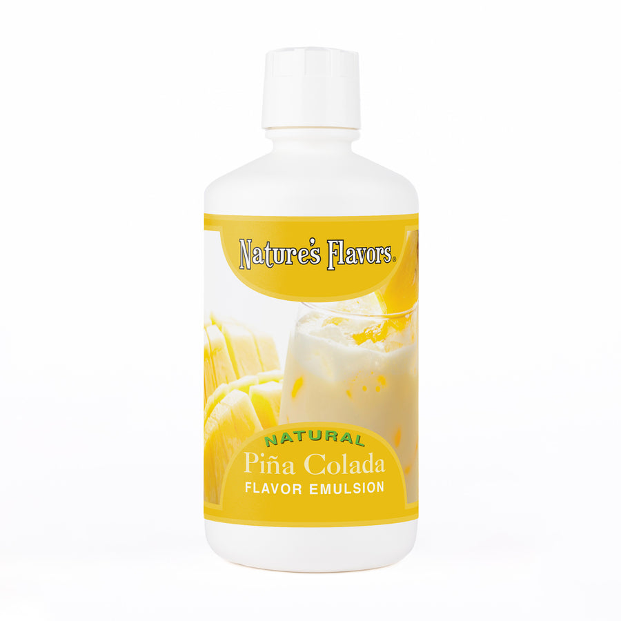 Pina Colada Flavor Emulsion for High Heat Applications