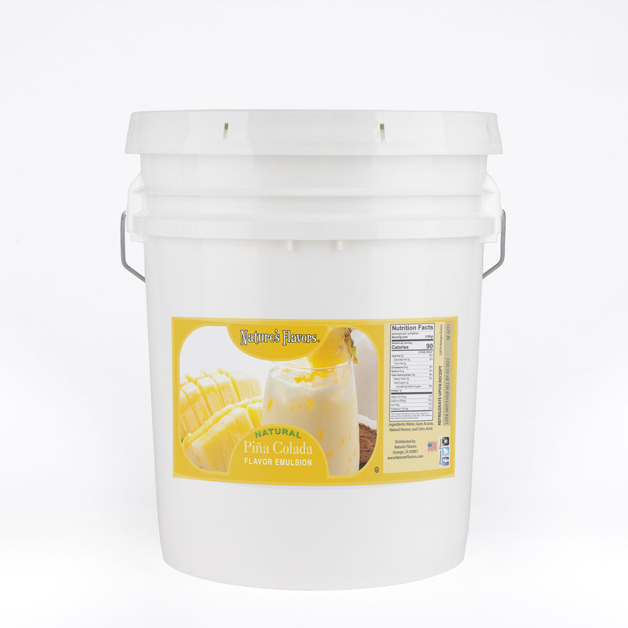 Pina Colada Flavor Emulsion for High Heat Applications