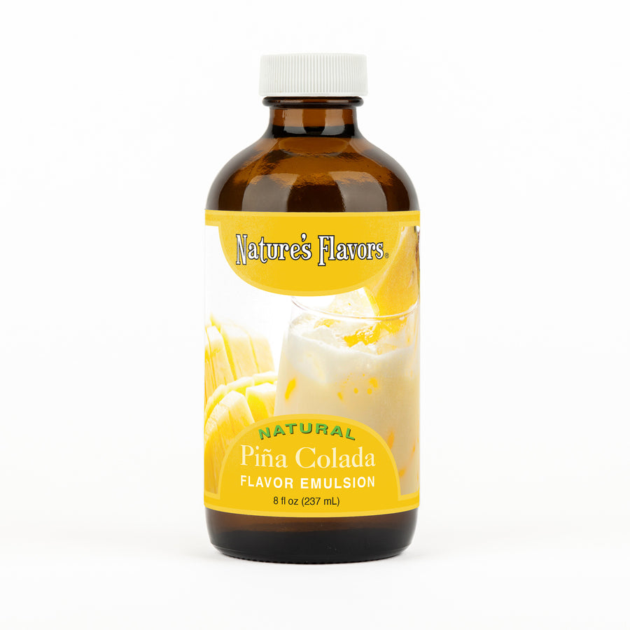 Pina Colada Flavor Emulsion for High Heat Applications