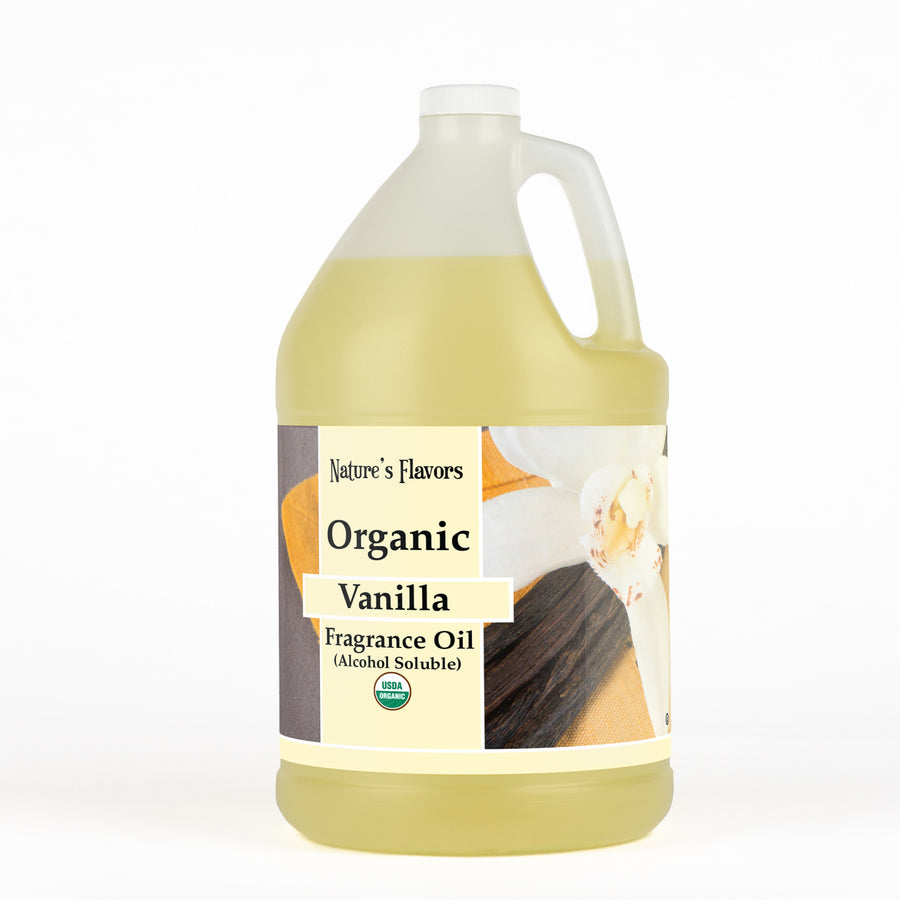 Vanilla Fragrance Oil (Alcohol Soluble), Organic