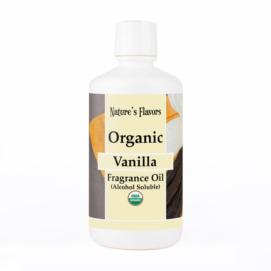 Vanilla Fragrance Oil (Alcohol Soluble), Organic