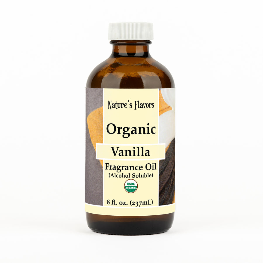 Vanilla Fragrance Oil (Alcohol Soluble), Organic