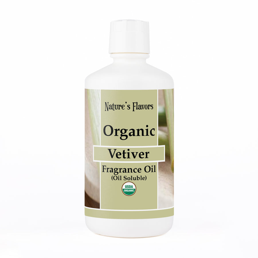 Vetiver Fragrance Oil (Oil Soluble), Organic