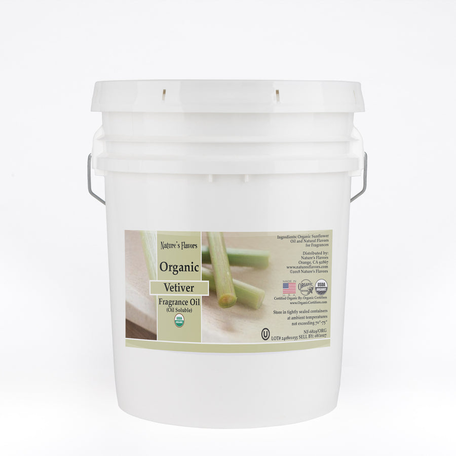 Vetiver Fragrance Oil (Oil Soluble), Organic