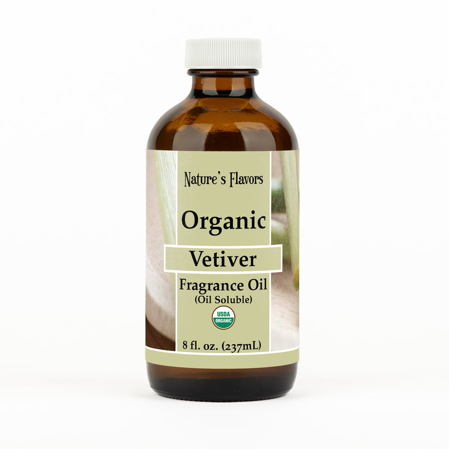 Vetiver Fragrance Oil (Oil Soluble), Organic