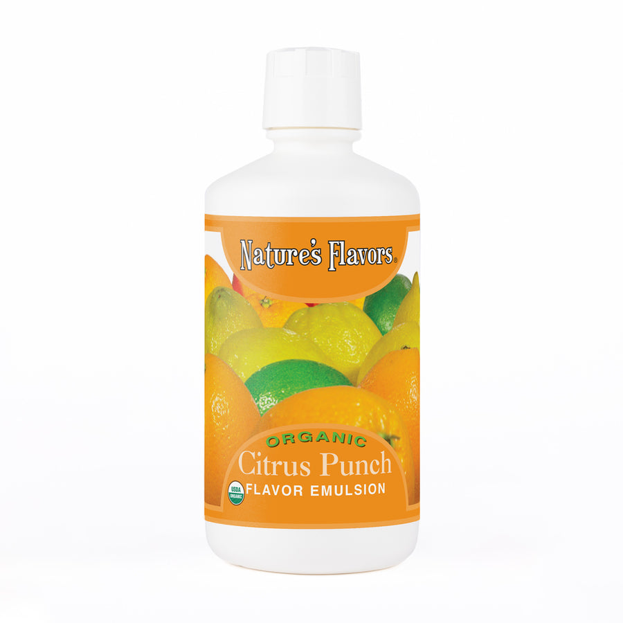Citrus Punch Flavor Emulsion for High Heat Applications, Organic