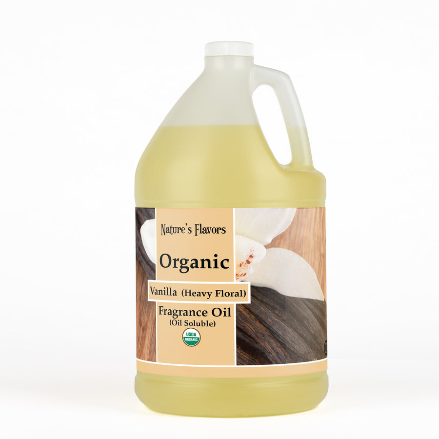 Vanilla Fragrance Oil (Heavy Floral) (Oil Soluble), Organic