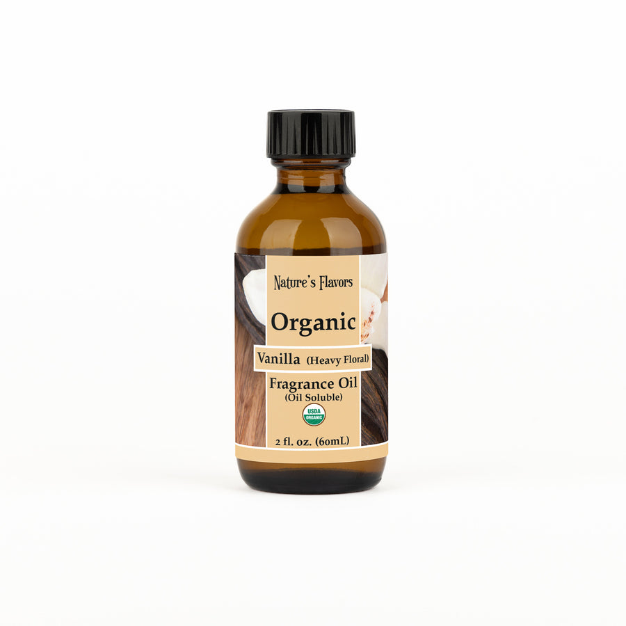 Vanilla Fragrance Oil (Heavy Floral) (Oil Soluble), Organic
