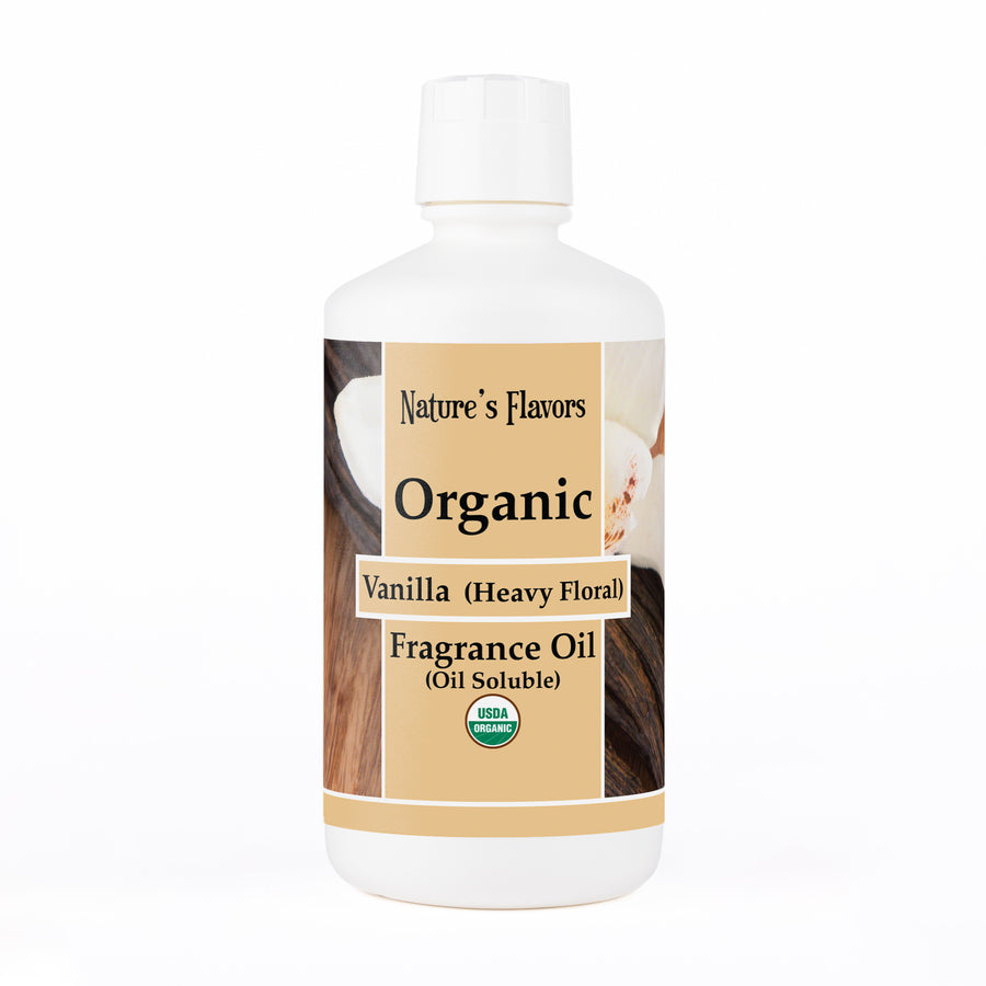 Vanilla Fragrance Oil (Heavy Floral) (Oil Soluble), Organic