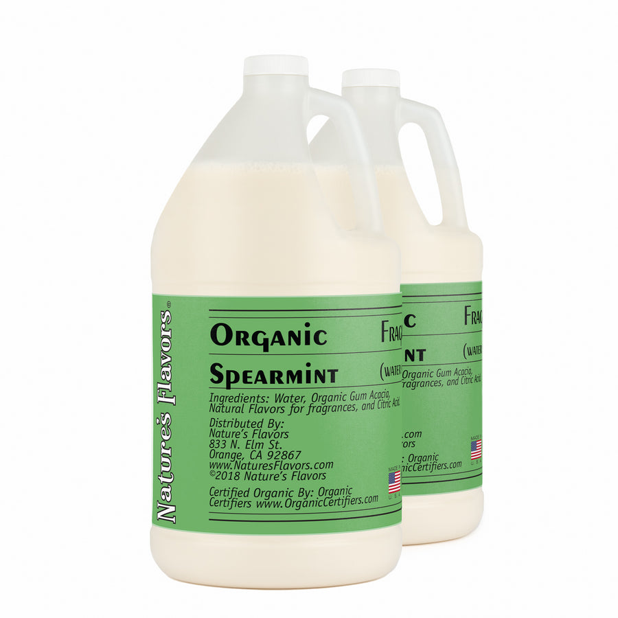 Organic Spearmint Fragrance Emulsion (Water Soluble)