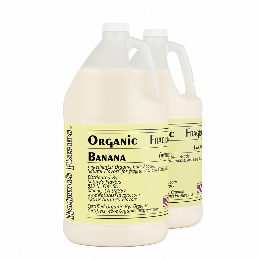 Organic Banana Fragrance Emulsion with Floral Notes (Water Soluble)