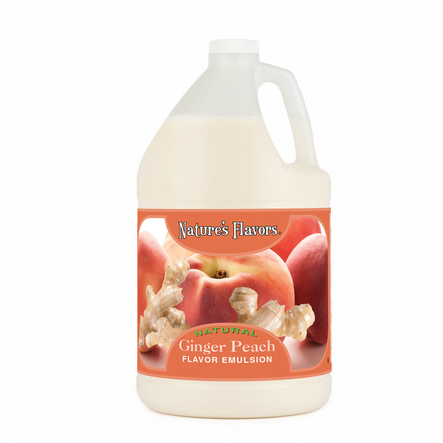Ginger Peach Flavor Emulsion for High Heat Applications