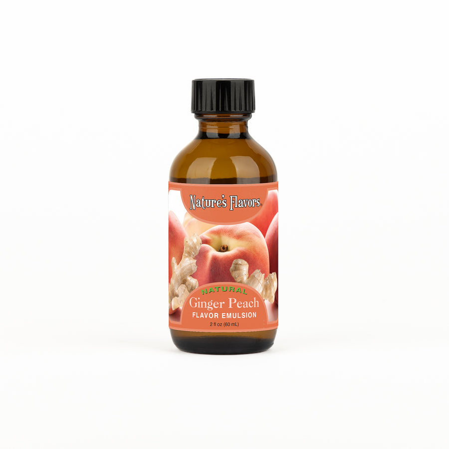 Ginger Peach Flavor Emulsion for High Heat Applications