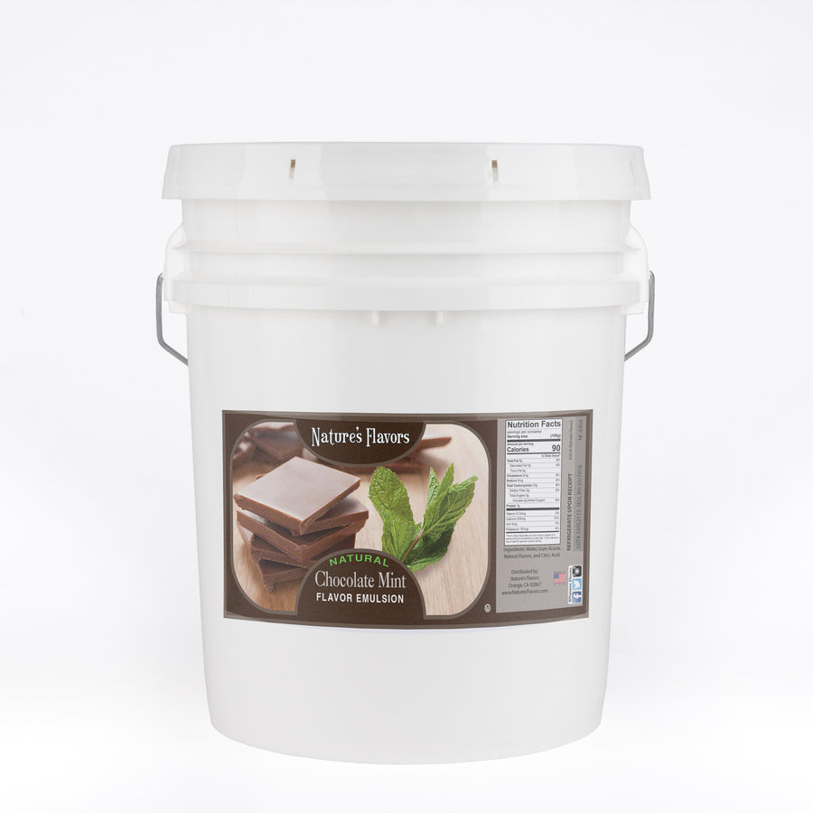 Chocolate Mint Flavor Emulsion for High Heat Applications