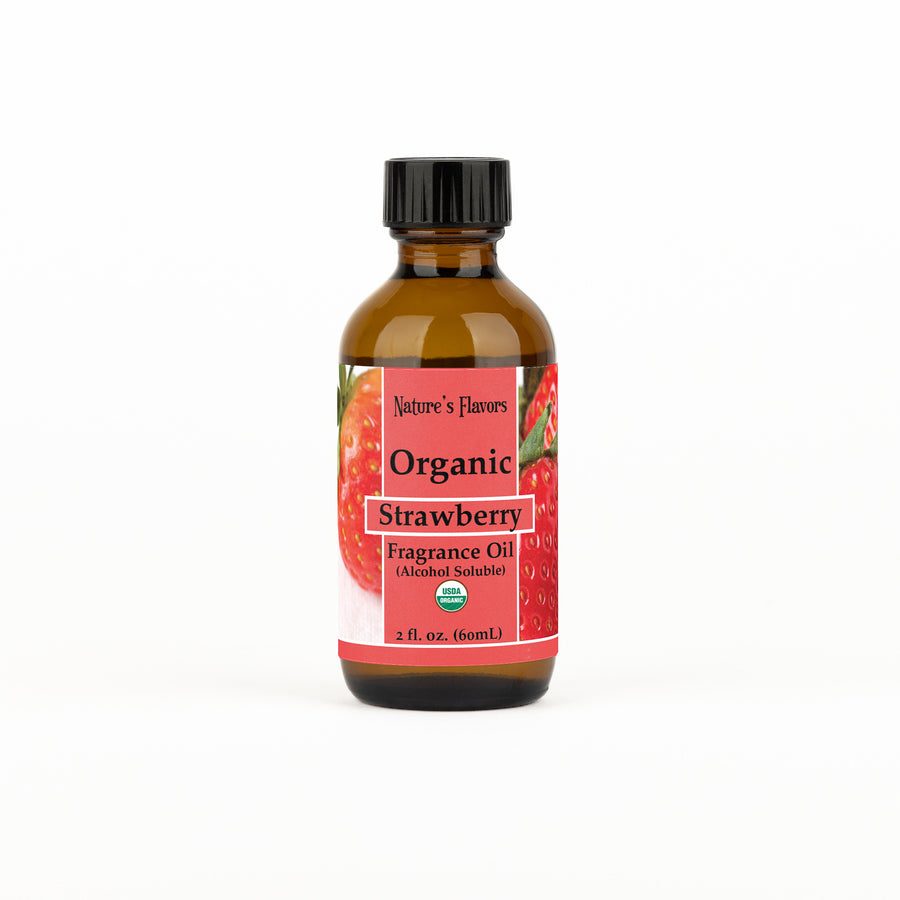 Strawberry Fragrance Oil (Alcohol Soluble), Organic