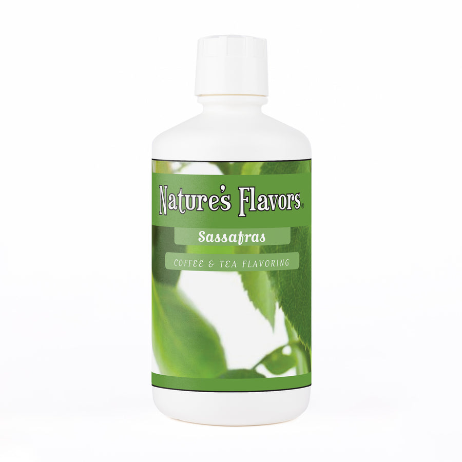 Sassafras Coffee and Tea Flavoring Without Diacetyl