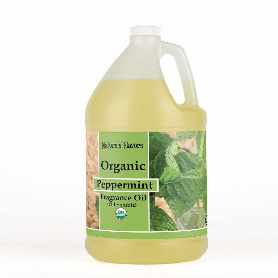 Peppermint Fragrance Oil (Oil Soluble), Organic
