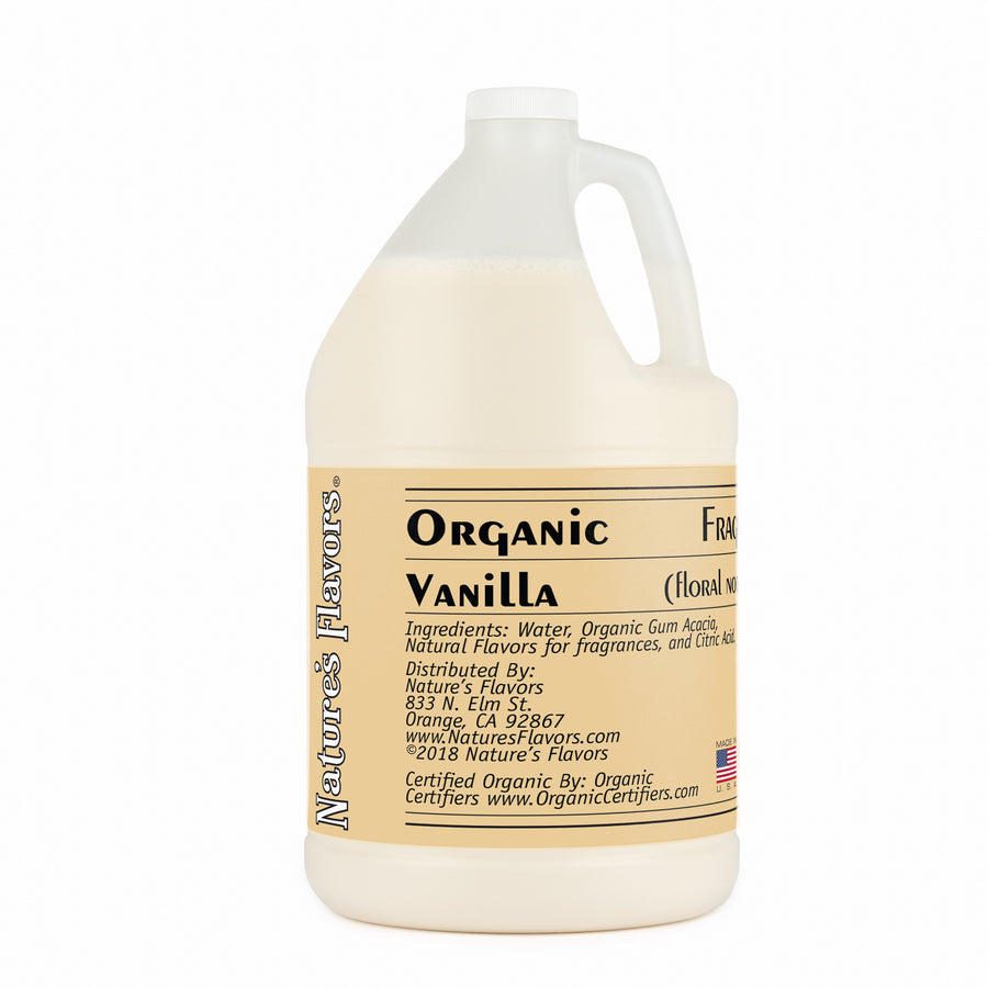 Organic Vanilla Fragrance Emulsion with Heavy Floral Notes (Water Soluble)