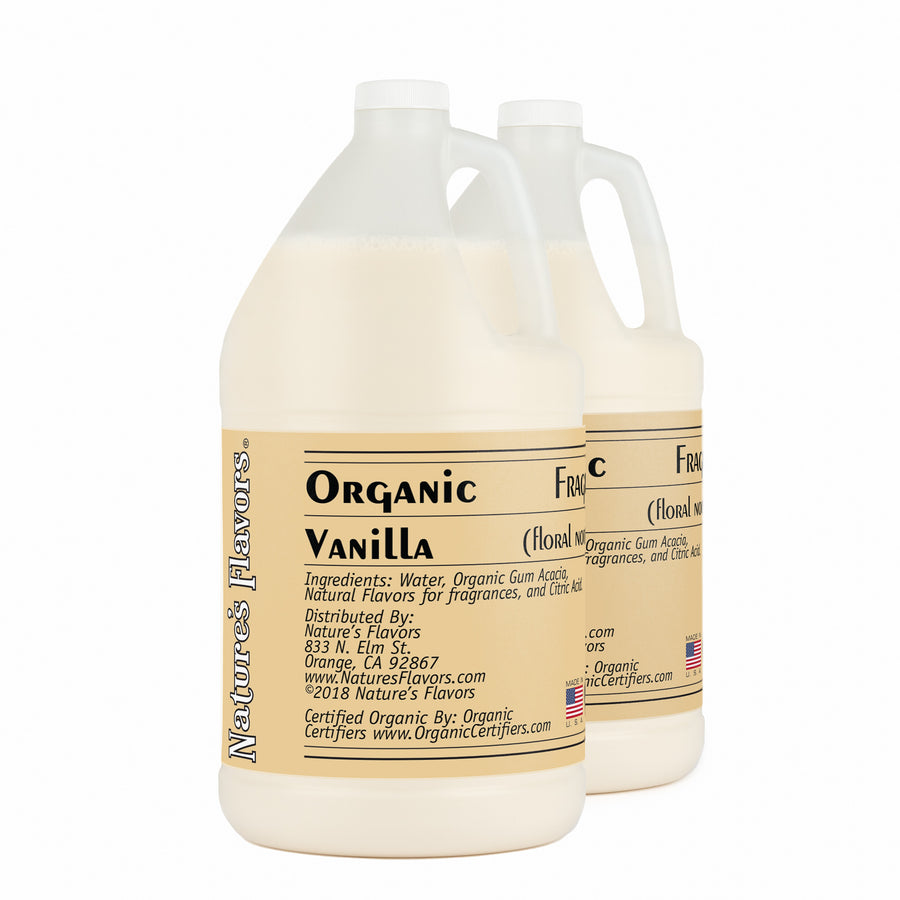 Organic Vanilla Fragrance Emulsion with Heavy Floral Notes (Water Soluble)