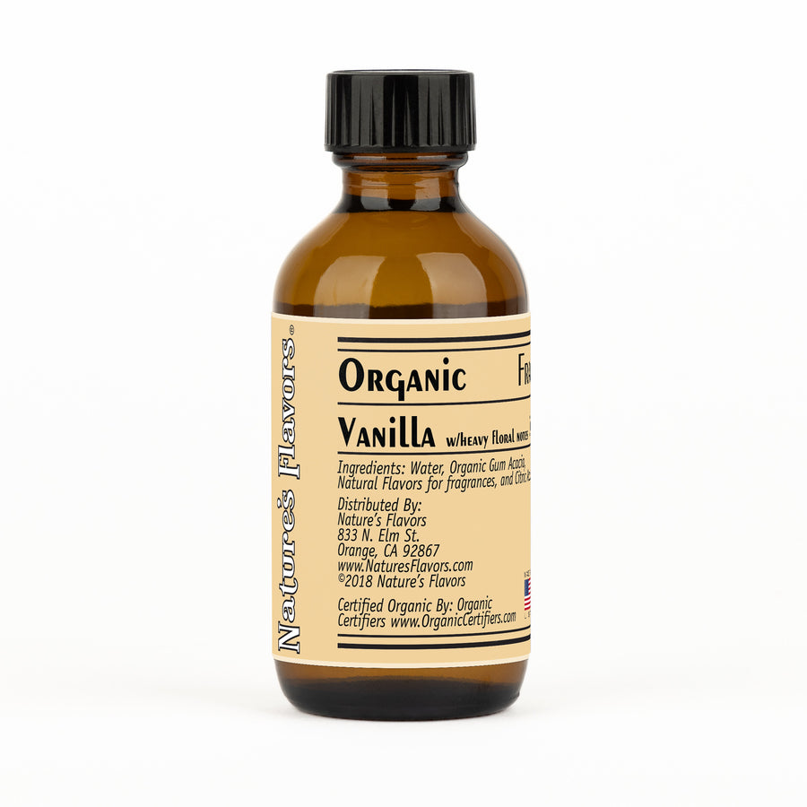 Organic Vanilla Fragrance Emulsion with Heavy Floral Notes (Water Soluble)