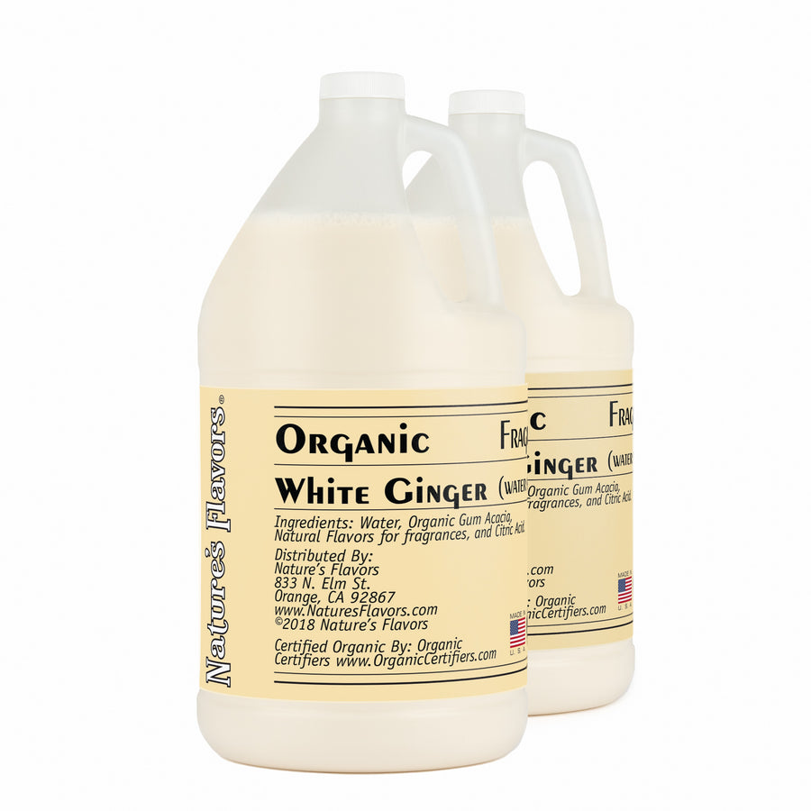 Organic White Ginger Fragrance Emulsion (Water Soluble)