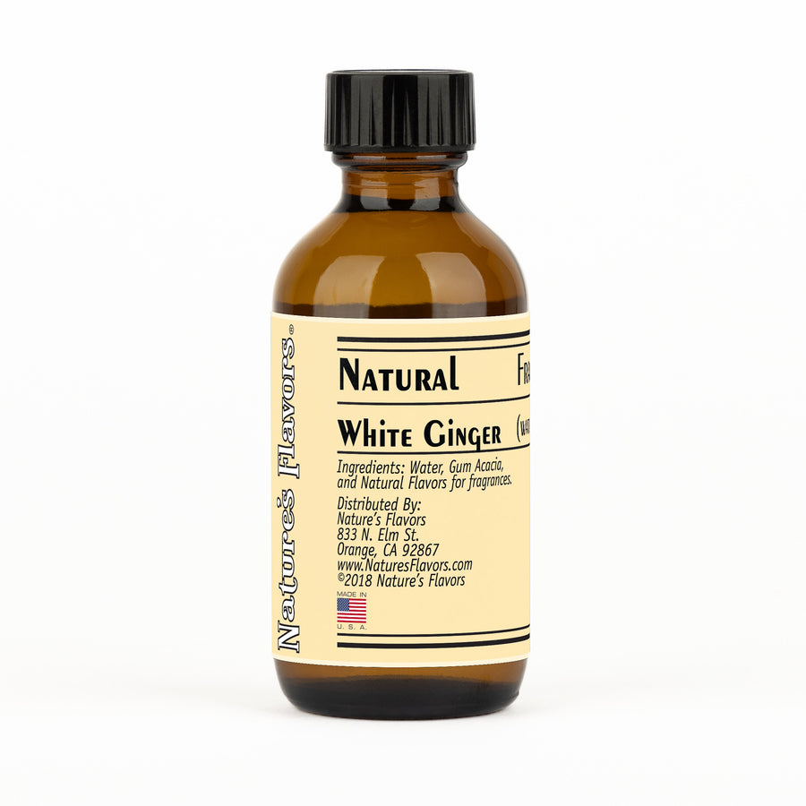 Organic White Ginger Fragrance Emulsion (Water Soluble)