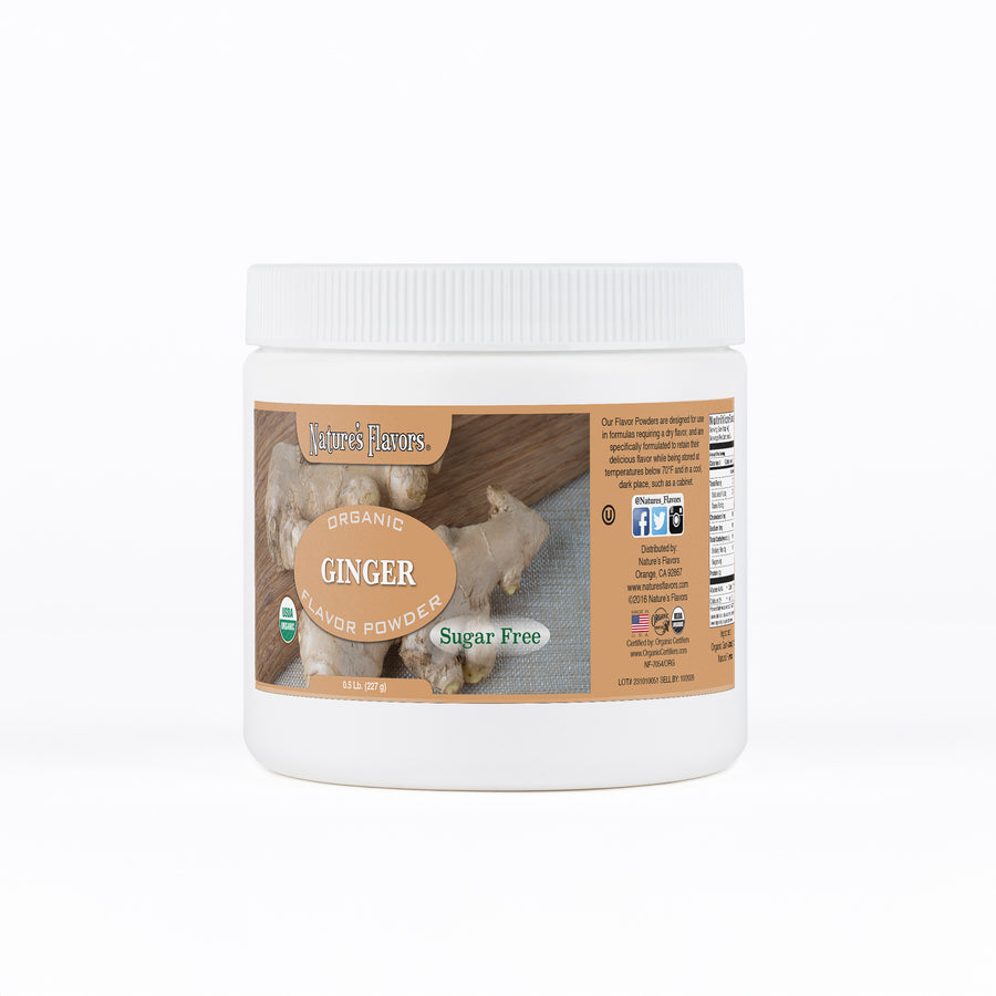 Ginger Flavor Powder (Sugar-Free), Organic