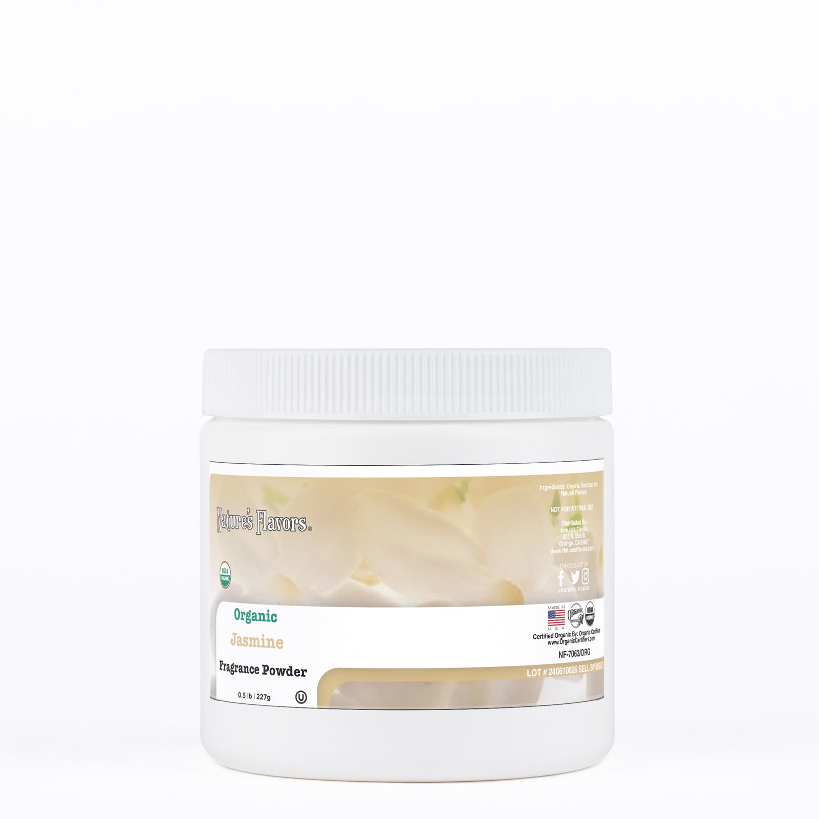 Organic Jasmine Fragrance Powder – Nature's Flavors