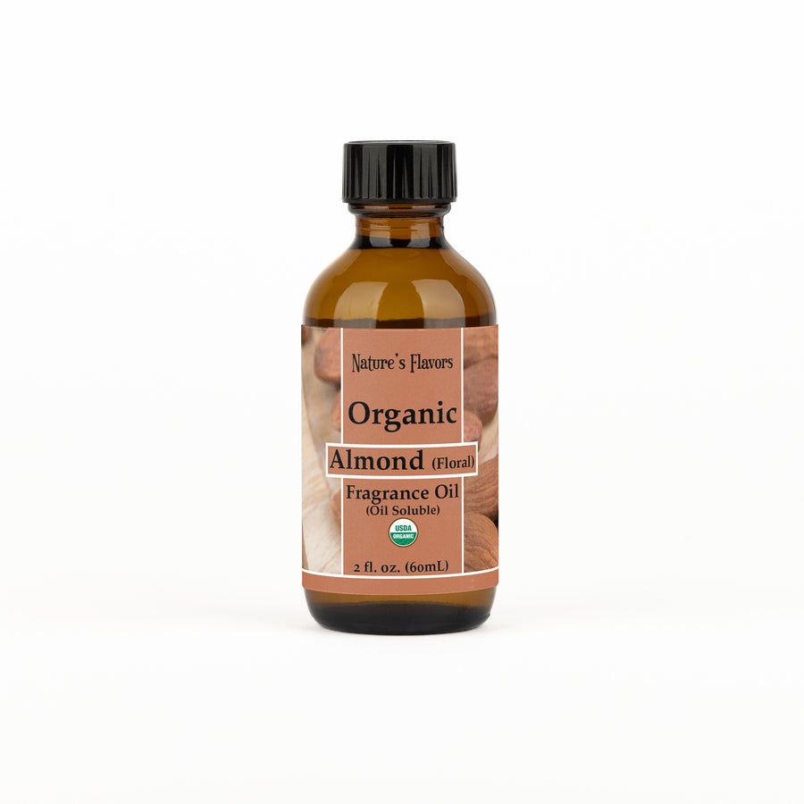 Almond Fragrance Oil with Floral Notes (Oil Soluble), Organic