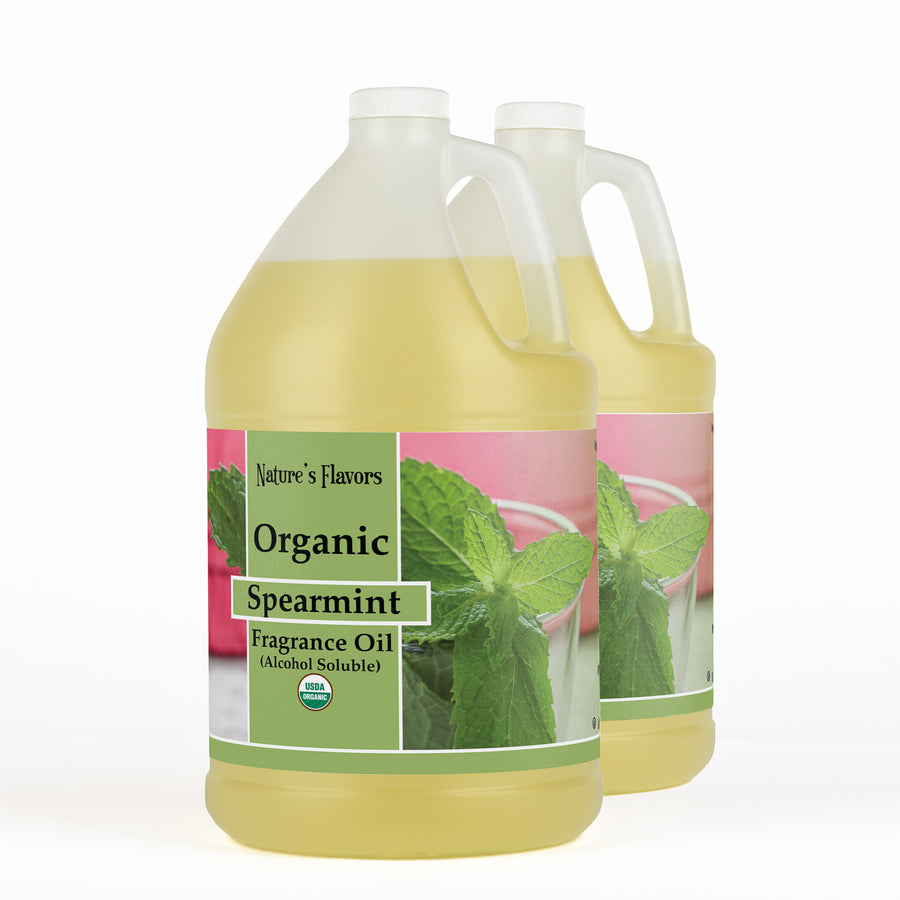 Spearmint Fragrance Oil (Alcohol Soluble), Organic