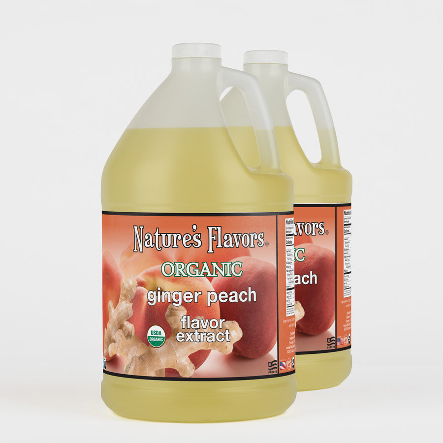 Organic Ginger Peach Flavor Extract Without Diacetyl