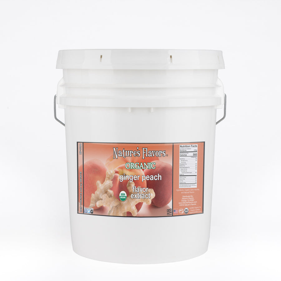 Organic Ginger Peach Flavor Extract Without Diacetyl