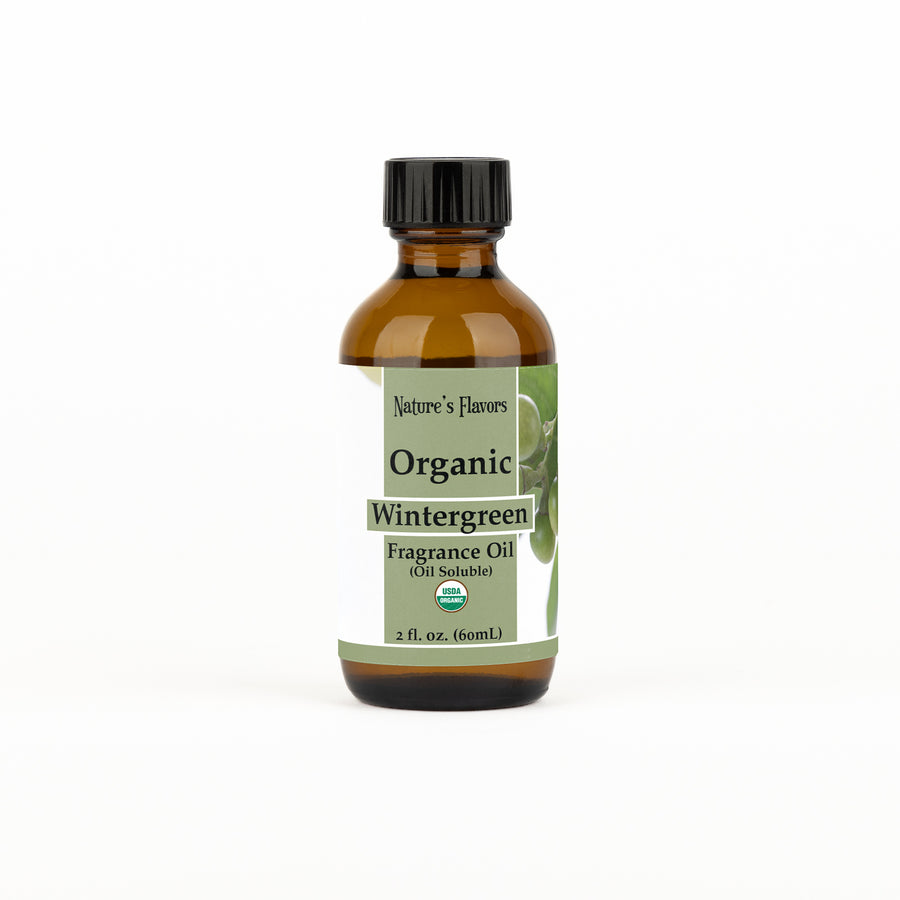 Wintergreen Fragrance Oil (Oil Soluble), Organic