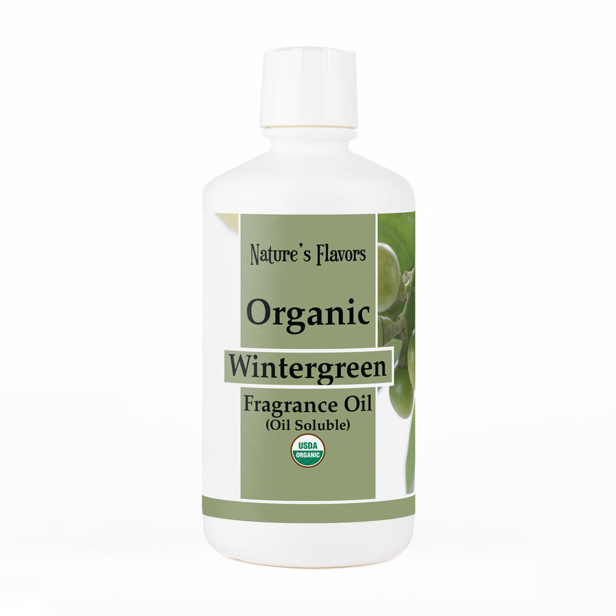 Wintergreen Fragrance Oil (Oil Soluble), Organic