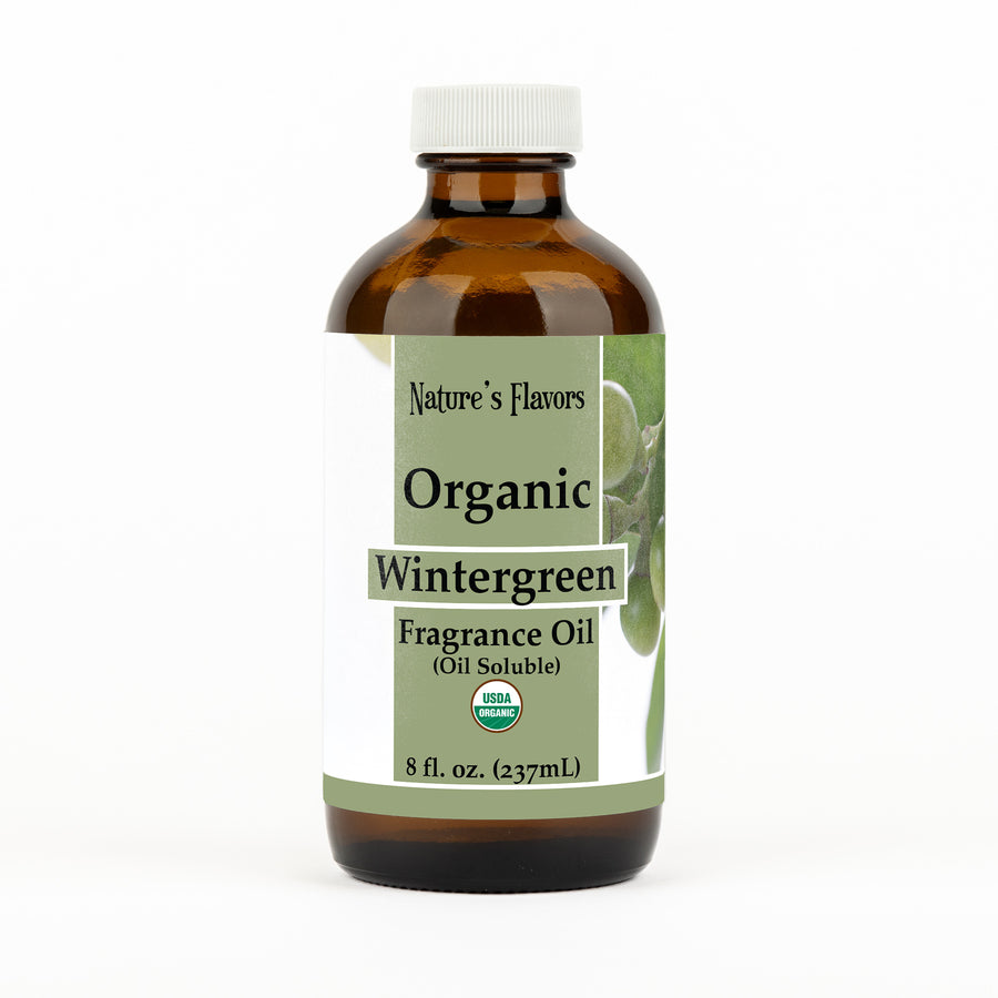 Wintergreen Fragrance Oil (Oil Soluble), Organic