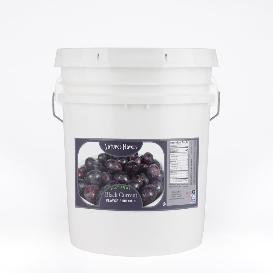 Black Currant Flavor Emulsion for High Heat Applications