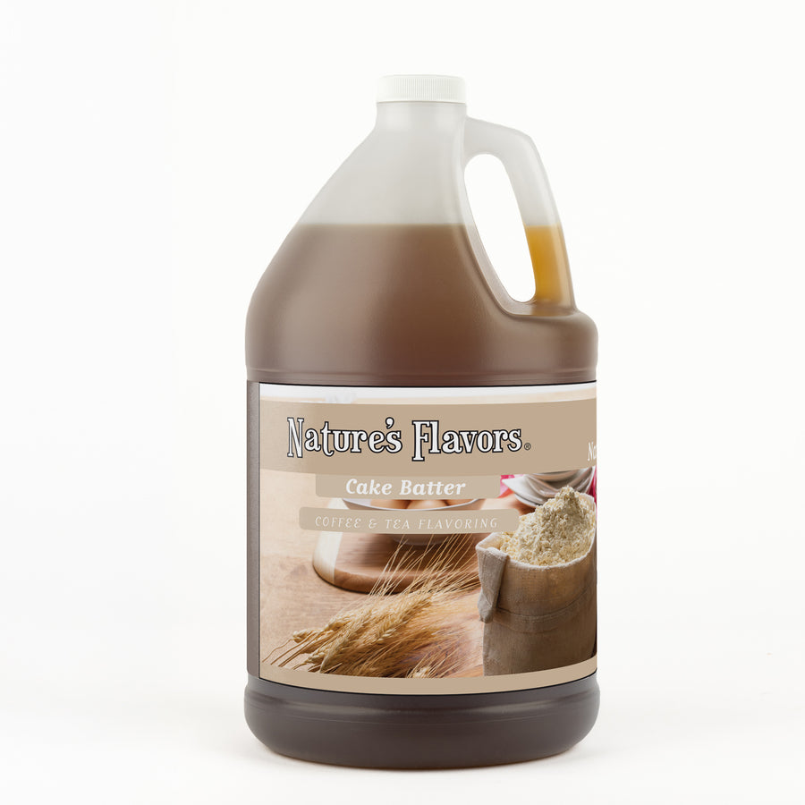 Cake Batter Coffee and Tea Flavor without Diacetyl Natural