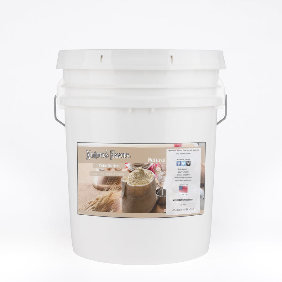 Cake Batter Coffee and Tea Flavor without Diacetyl Natural