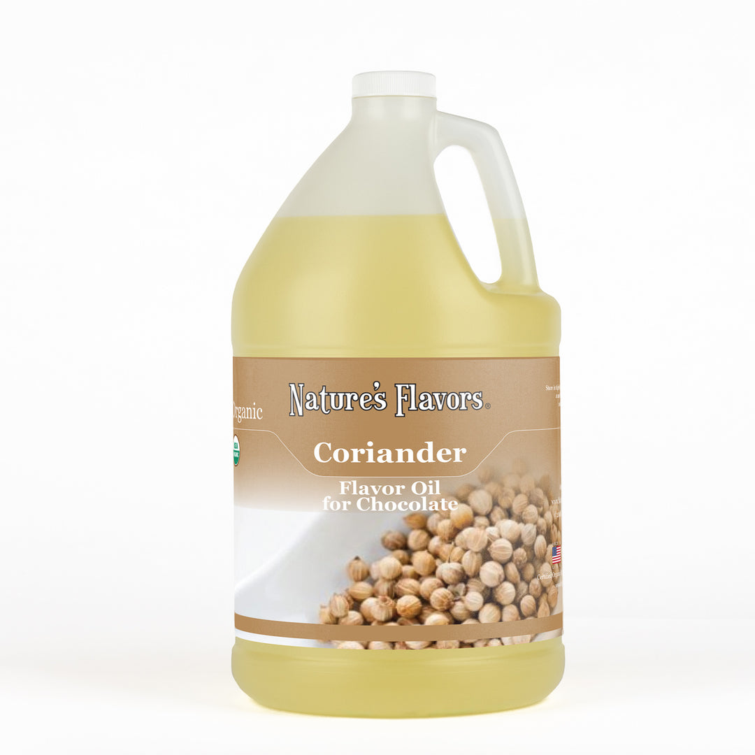 Organic Coriander Flavor Oil For Chocolate
