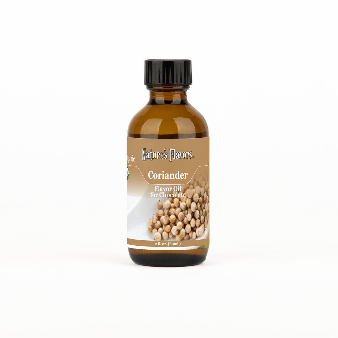 Organic Coriander Flavor Oil For Chocolate