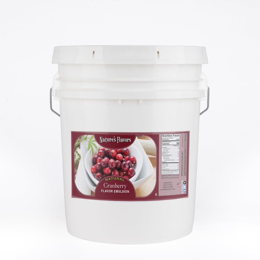 Cranberry Flavor Emulsion for High Heat Applications
