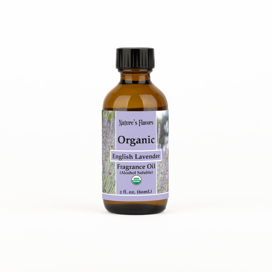 English Lavender Fragrance Oil (Alcohol Soluble), Organic