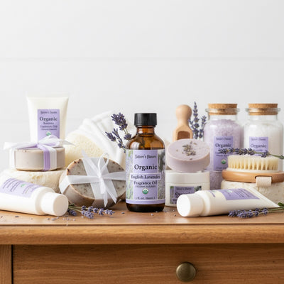 English Lavender Fragrance Oil (Alcohol Soluble), Organic