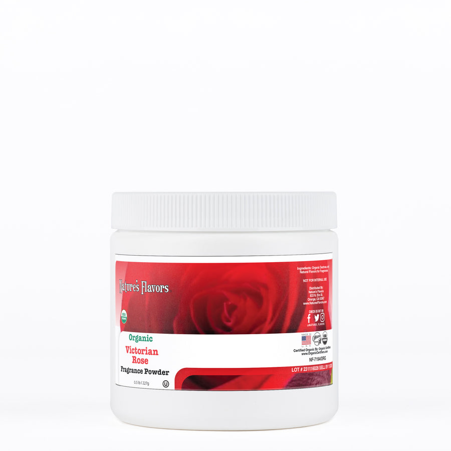 Organic Victorian Rose Fragrance Powder