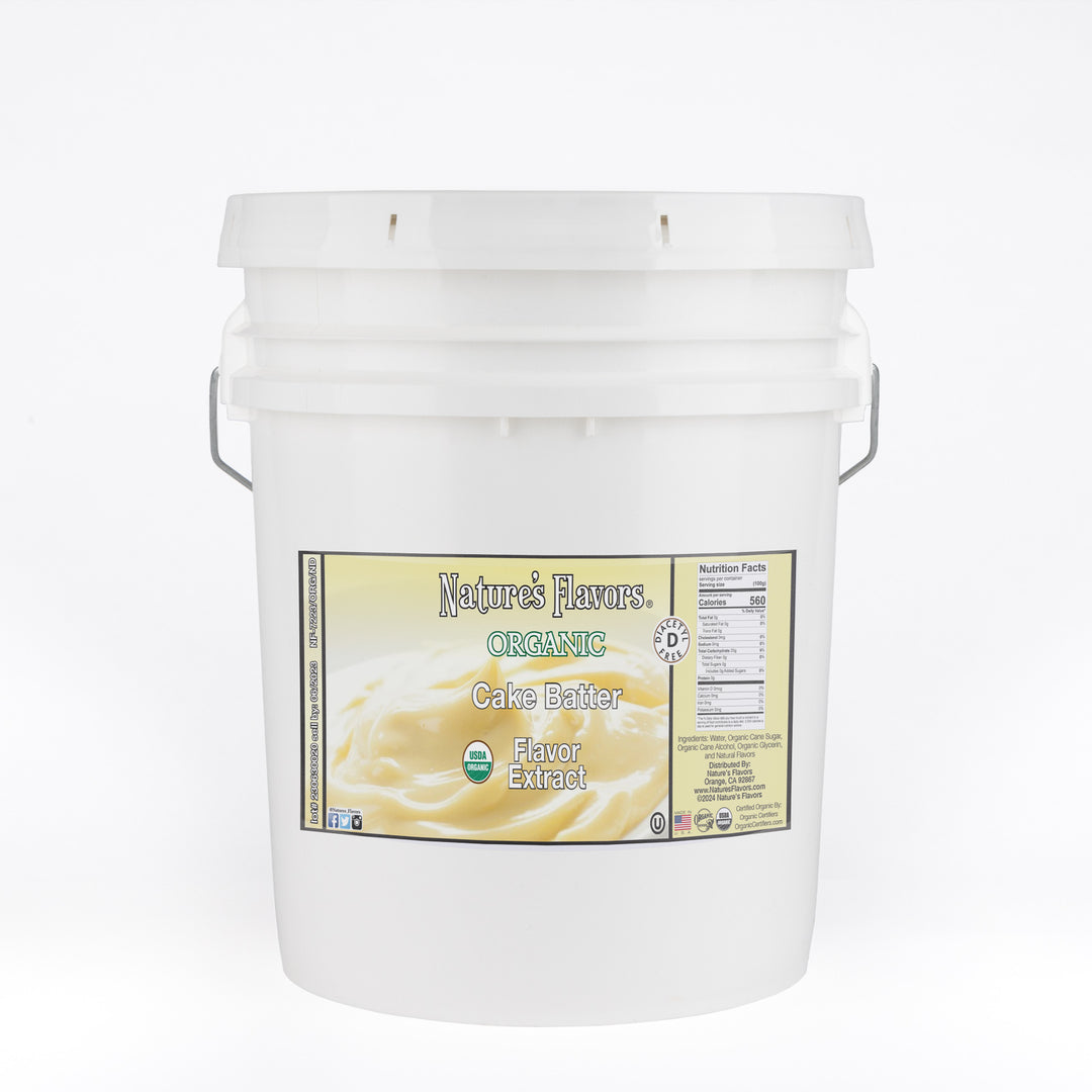 Organic Cake Batter Flavor Extract Without Diacetyl