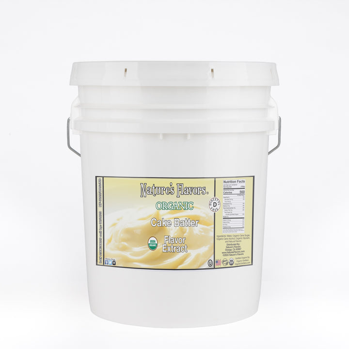 Organic Cake Batter Flavor Extract Without Diacetyl