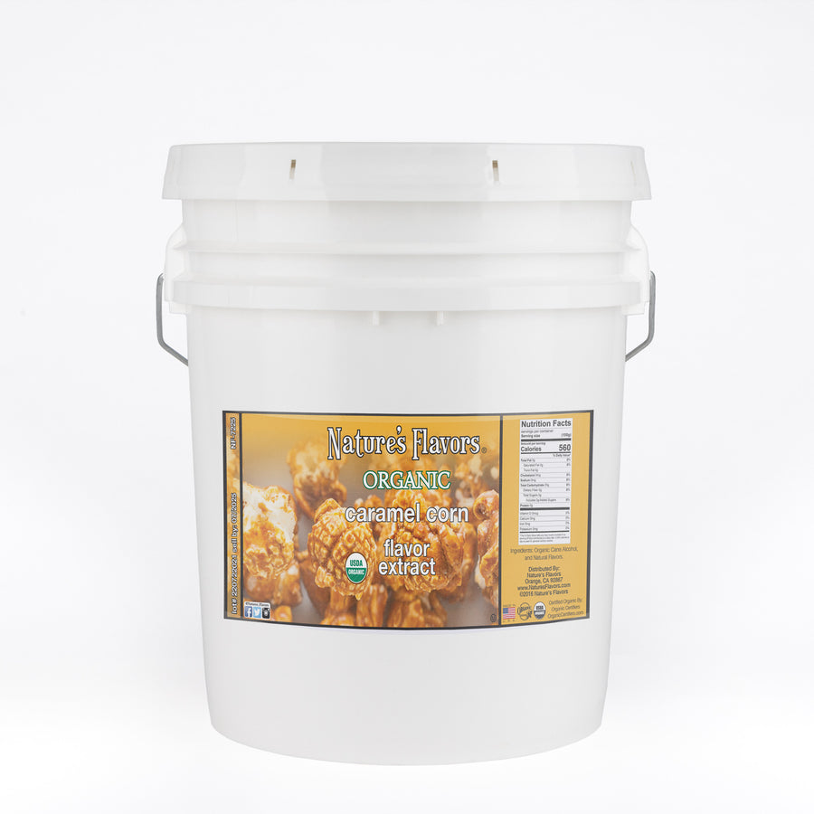 Organic Caramel Corn Flavor Extract Without Diacetyl