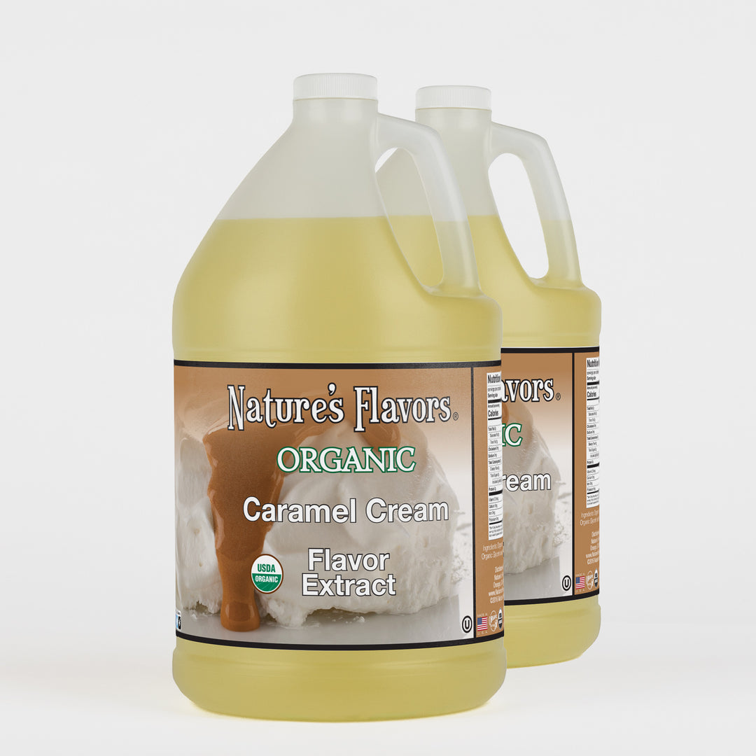 Organic Caramel Cream Flavor Extract Without Diacetyl